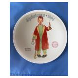 Norman Rockwell Christmas 1994 Plate