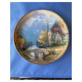 Thomas Kinkade The Mountain Chapel Plate