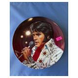 Elvis Presley 'Las Vegas, Live' Collector Plate