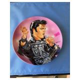 Elvis Presley 'Blues And Black Leather' Plate