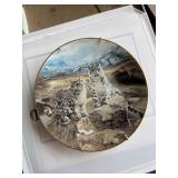 Limited Edition Snow Leopard Collector Plate