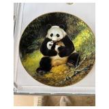 Decorative Plate 'The Panda' by Will Nelson