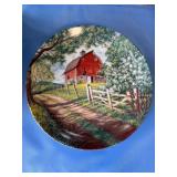 Knowles Collector Plate 'The Weathered Barn'