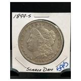 1899-S Morgan Silver Dollar ' Scarce Date
