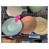 Three Franciscan Desert Rose Plates