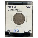 1924-D Buffalo Nickel in VG+ Condition