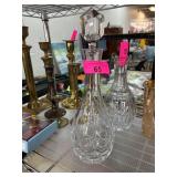 Handmade Lead Crystal Decanter from Portugal