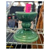 Green Ceramic Gail Pittman Candlestick Holder