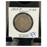 1912-D Liberty Head Nickel in Holder