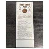 Lincoln-Kennedy Penny Commemorative Display