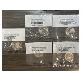 5 Uncirculated U.S. Quarters