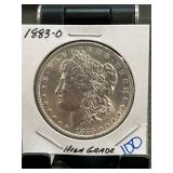 1883-O Morgan Silver Dollar in High Grade