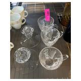 Glass Cups and Candleholders