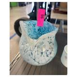 Blown Glass Owl-Shaped Decorative Vase