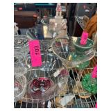 4 Decorative Glasses in Assorted Colors
