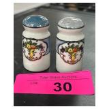 Vintage Porcelain Salt and Pepper Shakers