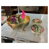 Hand-Painted Nippon Porcelain Bowls