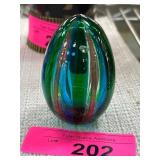 Campanella L Murano Glass Decorative Egg