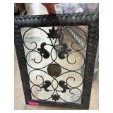 Decorative Wrought Iron Ornamental Panel