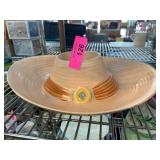 Ceramic Hat-Shaped Chip & Dip Bowl