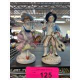 Occupied Japan Porcelain Figurines Pair