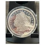 1889 Morgan Dollar Replica in Protective Case