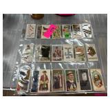 Cigarette Cards in Protective Sleeves
