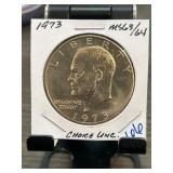 1973 Eisenhower Dollar Choice Uncirculated
