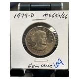 1979-D Susan B. Anthony Dollar MS65/66