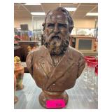 Henry Wadsworth Longfellow Bust With Inscription