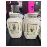Pfaltzgraff Naturewood Ceramic Vases