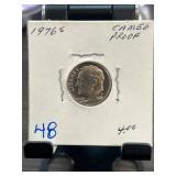 1976-S Roosevelt Dime Cameo Proof