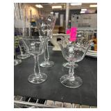 Four Fostoria Glass Stemware Pieces