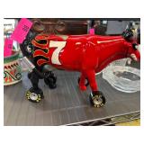 2001 CowParade Moo Moo Racers Figurine