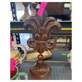 Metal Fleur-de-Lis Decorative Accent Piece