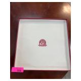 Neiman Marcus Etched Glass Plate with Box