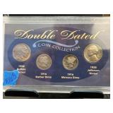 Double Dated Coin Collection in Case