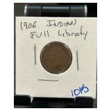 1906 Indian Head Penny ' Full Liberty