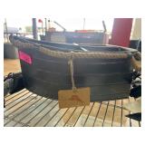 Tommy Bahama Metal Boat-Shaped Organizer