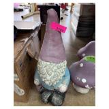 Painted Concrete Garden Gnome Statue