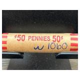 Roll of Mixed Wheat Cents