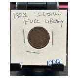 1903 Indian Head Penny ' Full Liberty
