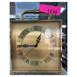 Howard Miller Brass Mantel Clock with Handle