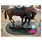 Bronze Sculpture The Last Drop by Schreyvoge