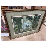Framed Prints: Plantation Scene and Zebras