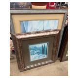 Framed Artwork Lot Featuring Various Artists