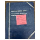 Lincoln Head Cent Collection Starting 1941