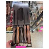 Cutco Knife Set with Wooden Handles and Block