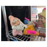 Hand-Painted Ceramic Garden Gnome Figurine