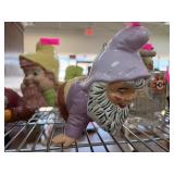 Ceramic Gnome Figurines in Unique Poses